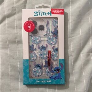 iPhone 14 Pro Max Disney Stitch Clear Phone Case